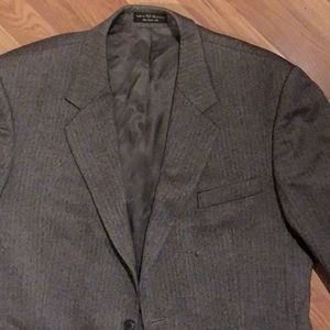Herringbone Lambswool Suit Jacket